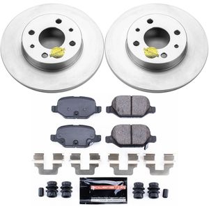 PowerSport Bremsen-Kit Vorderachse – Keramik-Bremsbeläge & Rotoren Für Fiat 500 (2012–2019)