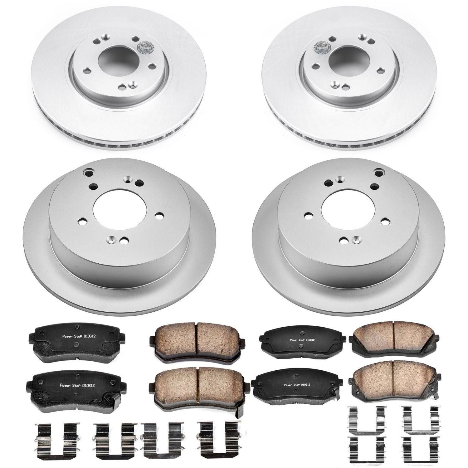 PowerStop Performance Brake Pads Rotors Kit CRK6511