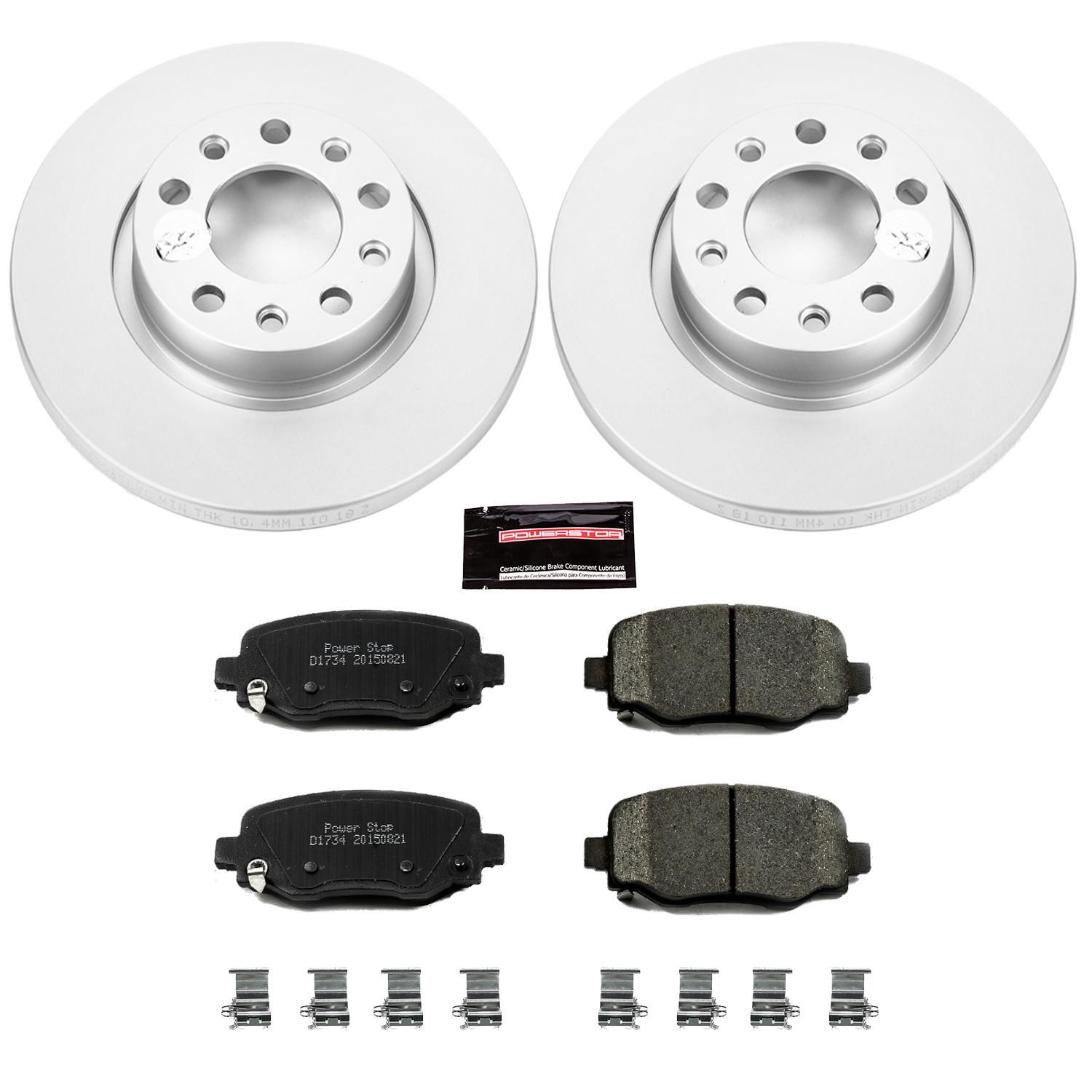 PowerStop Performance Brake Pads Rotors Kit CRK6543