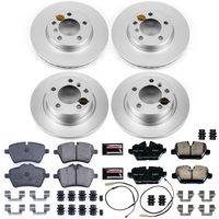 PowerStop Performance Brake Pads Rotors Kit CRK6663 for 2014 Mini Cooper Paceman