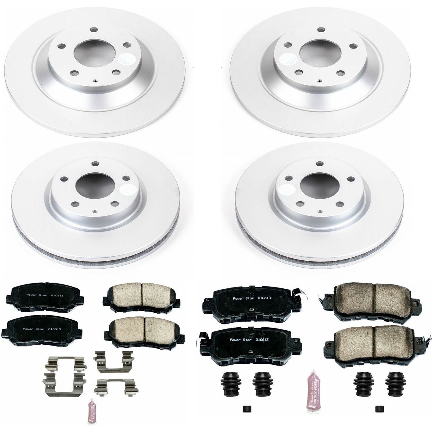 PowerStop Performance Brake Pads Rotors Kit CRK6965