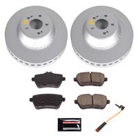 PowerStop Performance Brake Pads Rotors Kit CRK7181 for 2014 Mercedes Benz S550