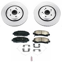 PowerStop Performance Brake Pads Rotors Kit CRK7214 for 2019 Acura TLX