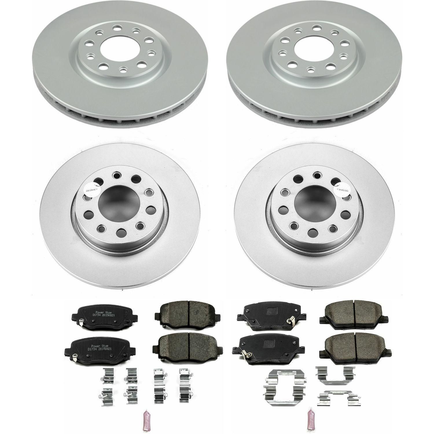 PowerStop Performance Brake Pads Rotors Kit CRK7300