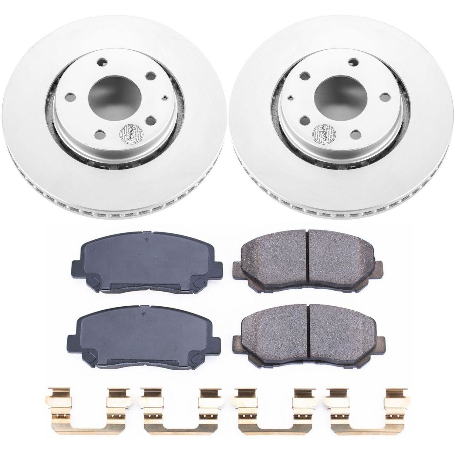 PowerStop Performance Brake Pads Rotors Kit CRK7689