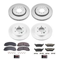 PowerStop Performance Brake Pads Rotors Kit CRK8026 for 2018 Ford F150
