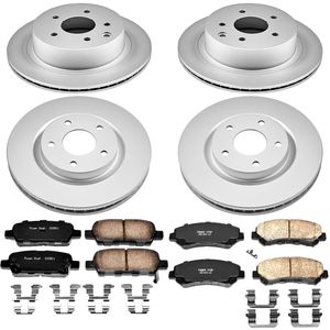Complete Front & Rear Brake Kit For 2008-2023 Nissan Rogue Sport - Rotors & Ceramic Pads