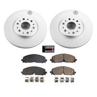 PowerStop Performance Brake Pads Rotors Kit CRK8739 for Chevrolet Traverse