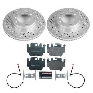 PowerStop Performance Brake Pads Rotors Kit ESK1698 for Porsche Boxster