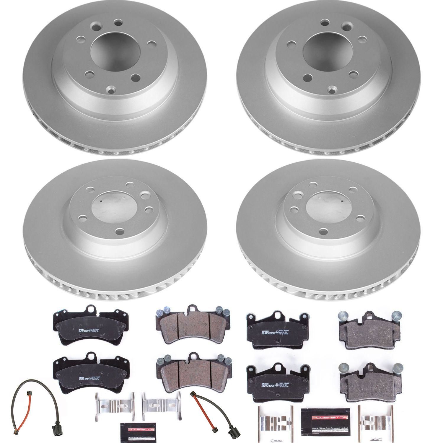 EuroStop Performance Brake Pads Rotors Kit ESK4500