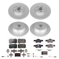 PowerStop Performance Brake Pads Rotors Kit ESK4522 for Mercedes Benz E350