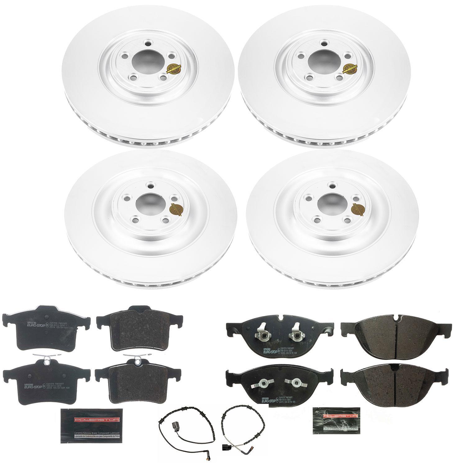 EuroStop Performance Brake Pads Rotors Kit ESK5648