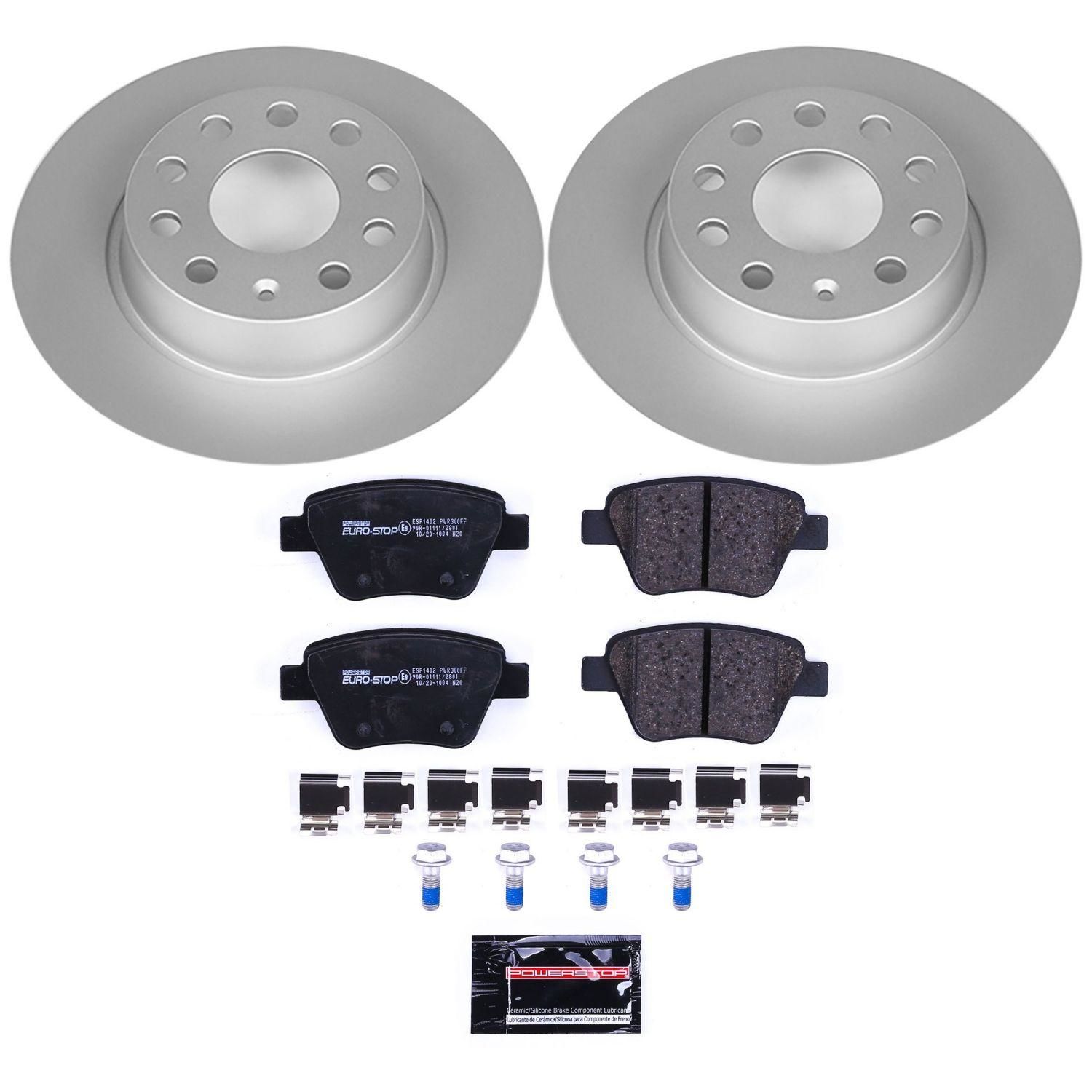 PowerStop Performance Brake Pads Rotors Kit ESK5667