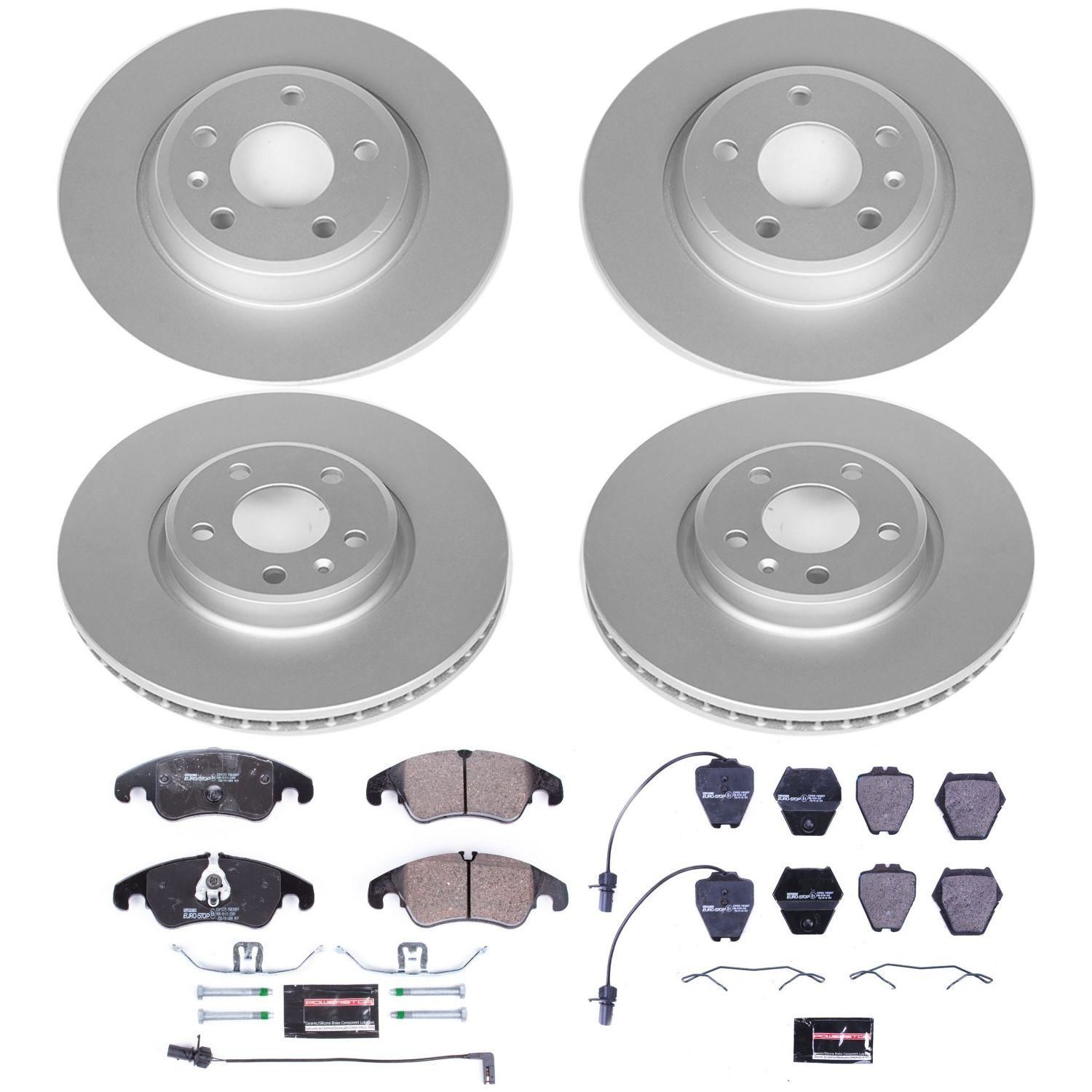 PowerStop Performance Brake Pads Rotors Kit ESK6134