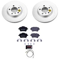PowerStop Performance Brake Pads Rotors Kit ESK6665 for 2014 Mini Cooper Paceman