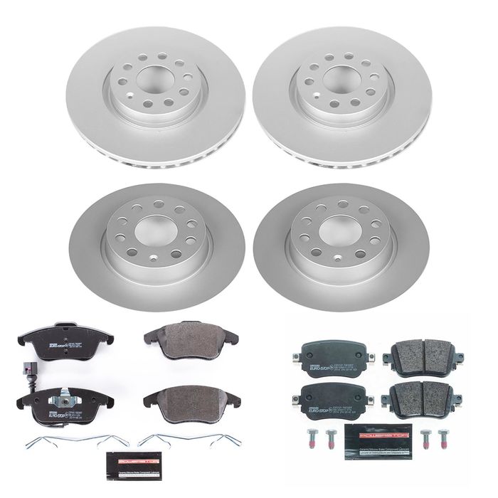 PowerStop Performance Brake Pads Rotors Kit ESK7501
