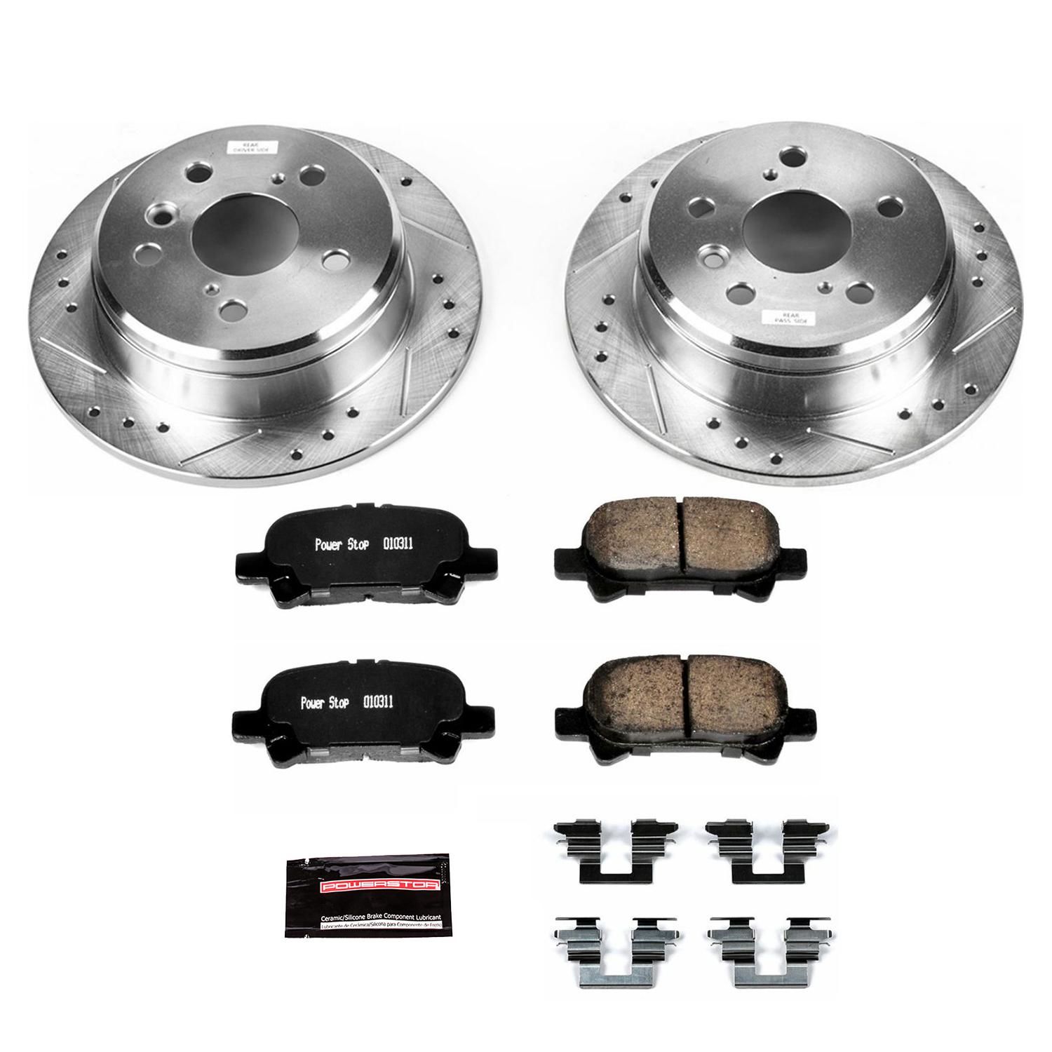 PowerStop Performance Brake Pads Rotors Kit K1083