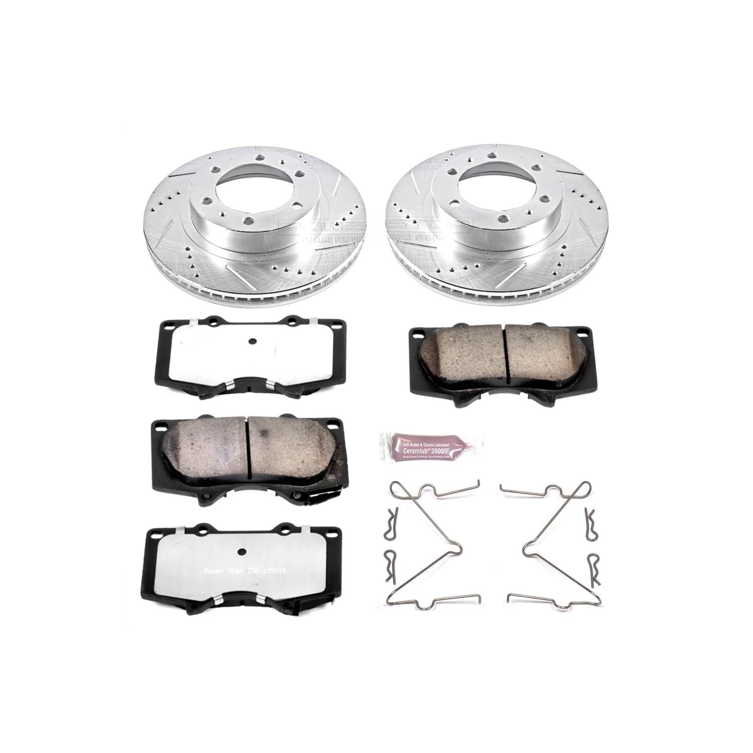 Power Stop Performance Brake Pads Rotors Kit K13736