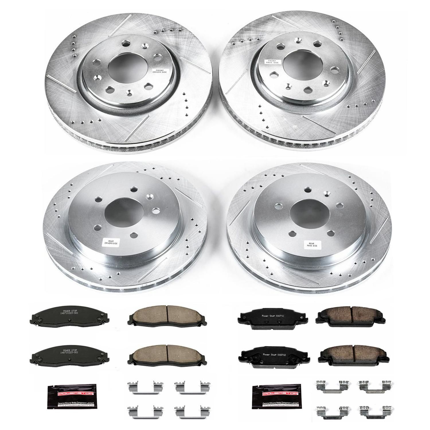 PowerStop Performance Brake Pads Rotors Kit K1424
