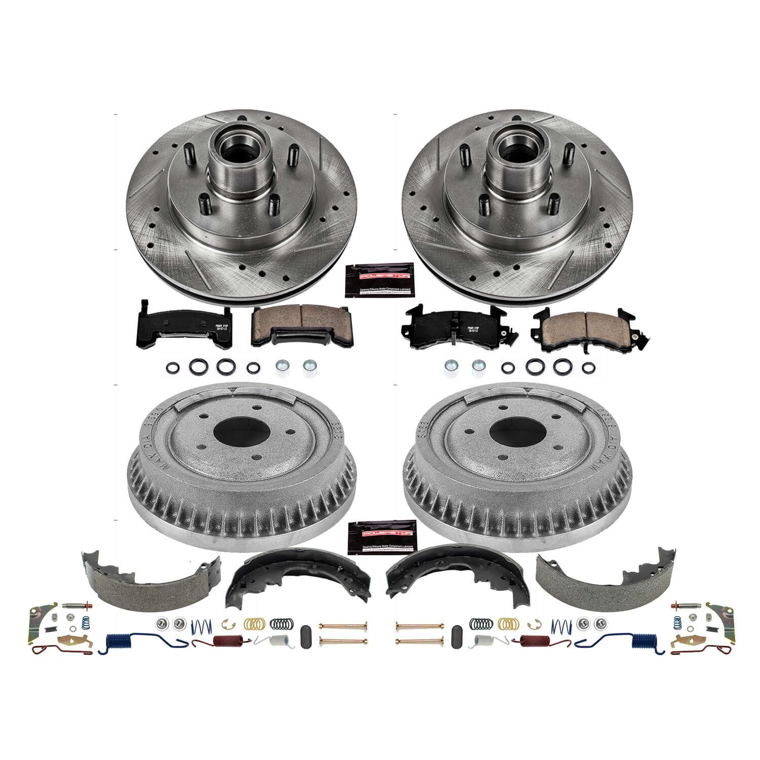PowerStop Performance Brake Pad/RotorDrum/Shoe Kit K15043DK