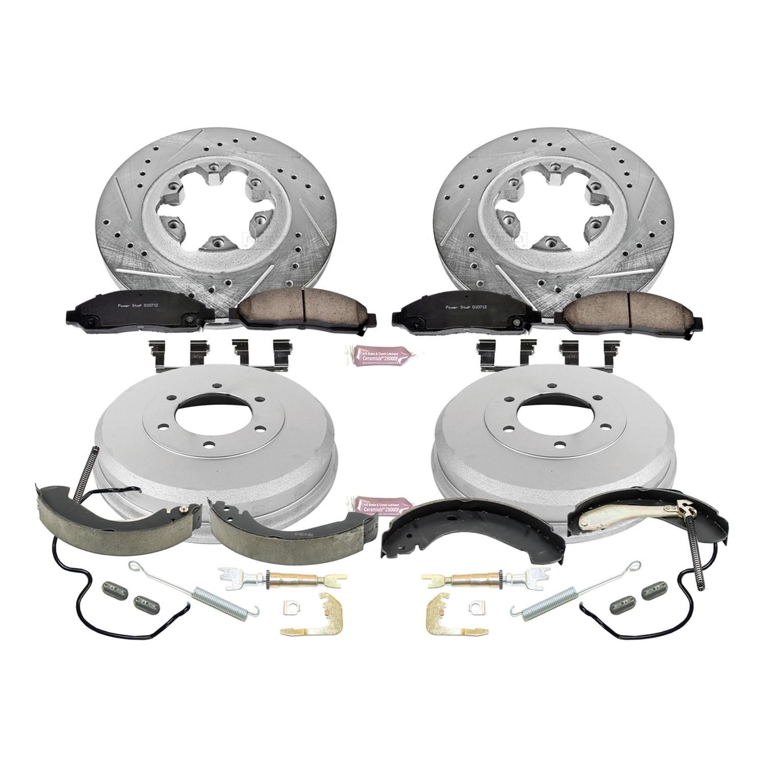 PowerStop Performance Brake Pad/RotorDrum/Shoe Kit K15236DK