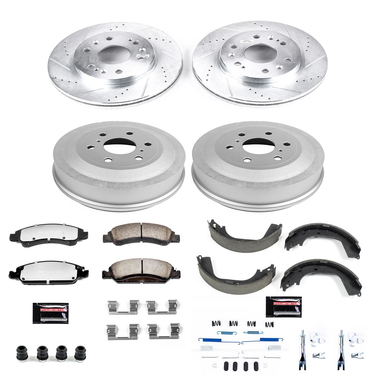 Power Stop Performance Brake Pads Rotors Kit K15263DK36