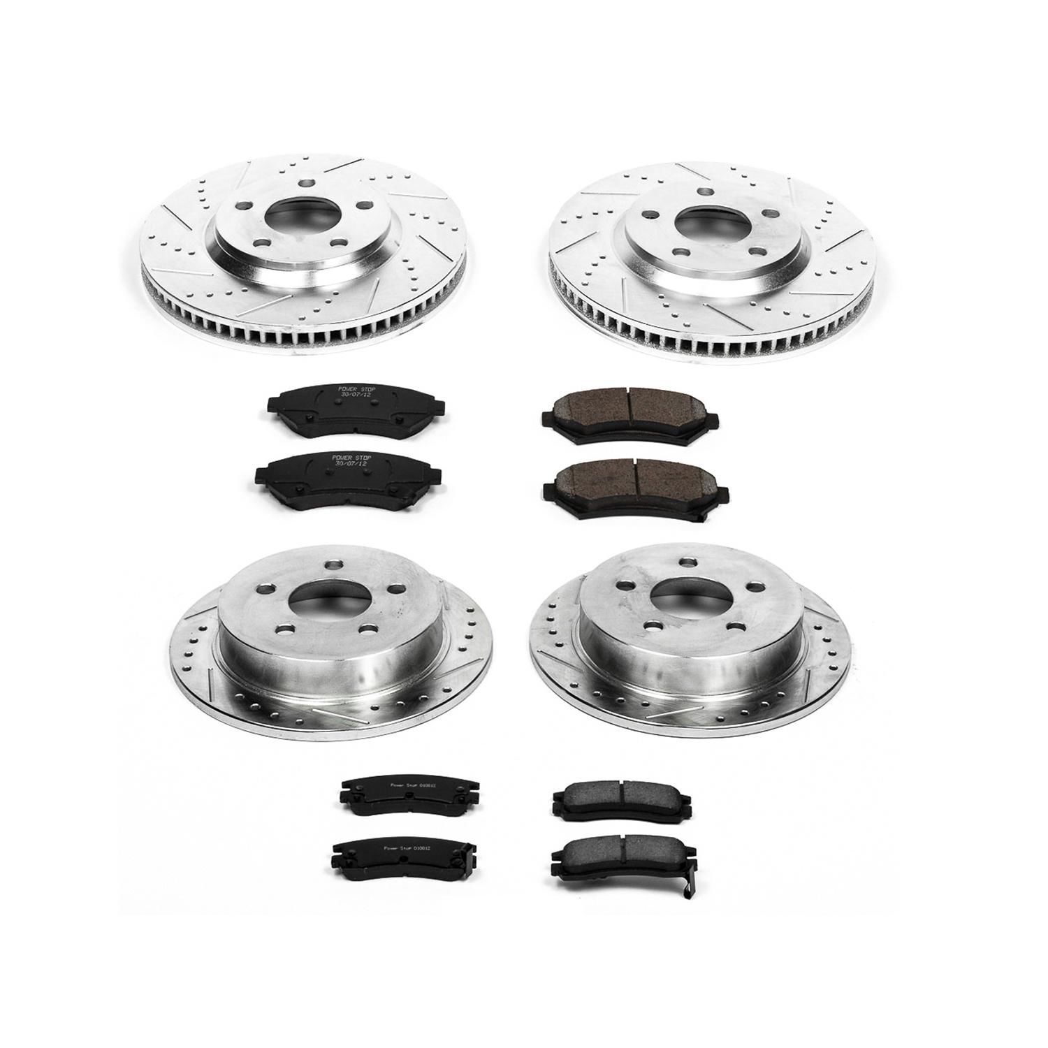 PowerStop Performance Brake Pads Rotors Kit K1544