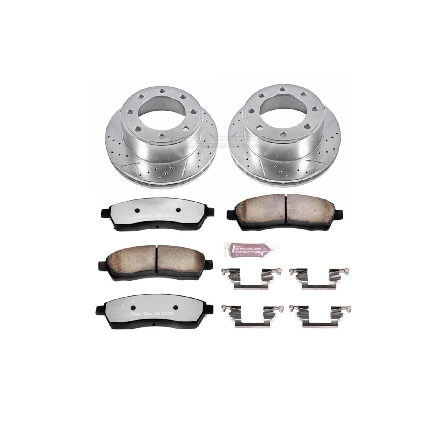 Power Stop Performance Brake Pads Rotors Kit K1890-36