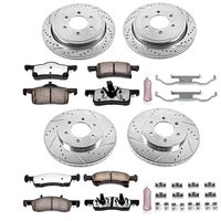 PowerStop Performance Brake Pads Rotors Kit K1934-36 for 2002 Ford Expedition
