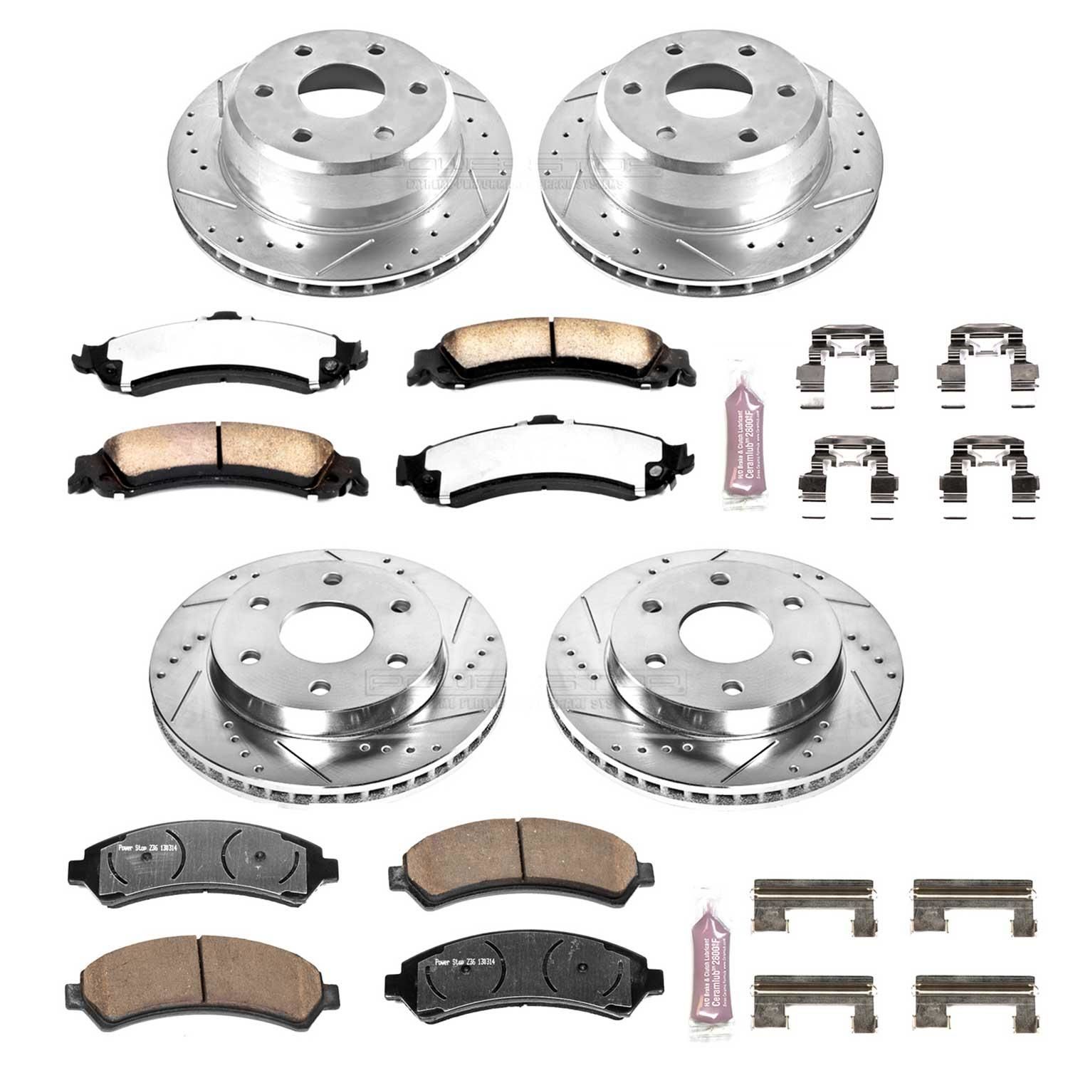 PowerStop Performance Brake Pads Rotors Kit K201536