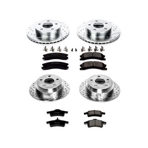 Brake Rotor And Pad Kit Complete Rear Brake Kit For Nissan & Infiniti – Rotors & Ceramic Pads For 350Z, 370Z, Maxima Ceramic Brake Pads Kit - Foto 2