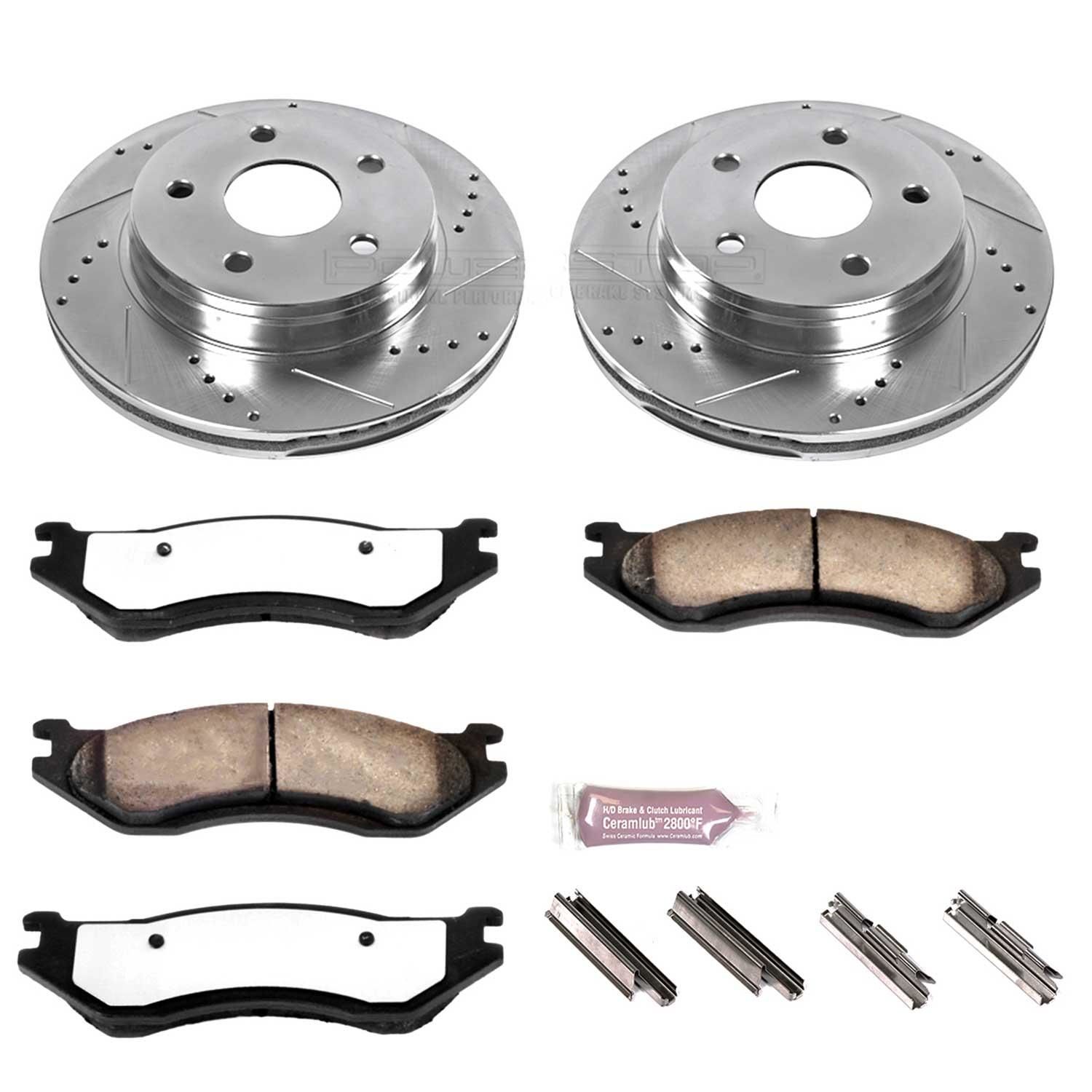 PowerStop Performance Brake Pads Rotors Kit K216736