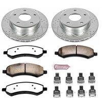 PowerStop Performance Brake Pads Rotors Kit K2193-36 for Dodge Dakota