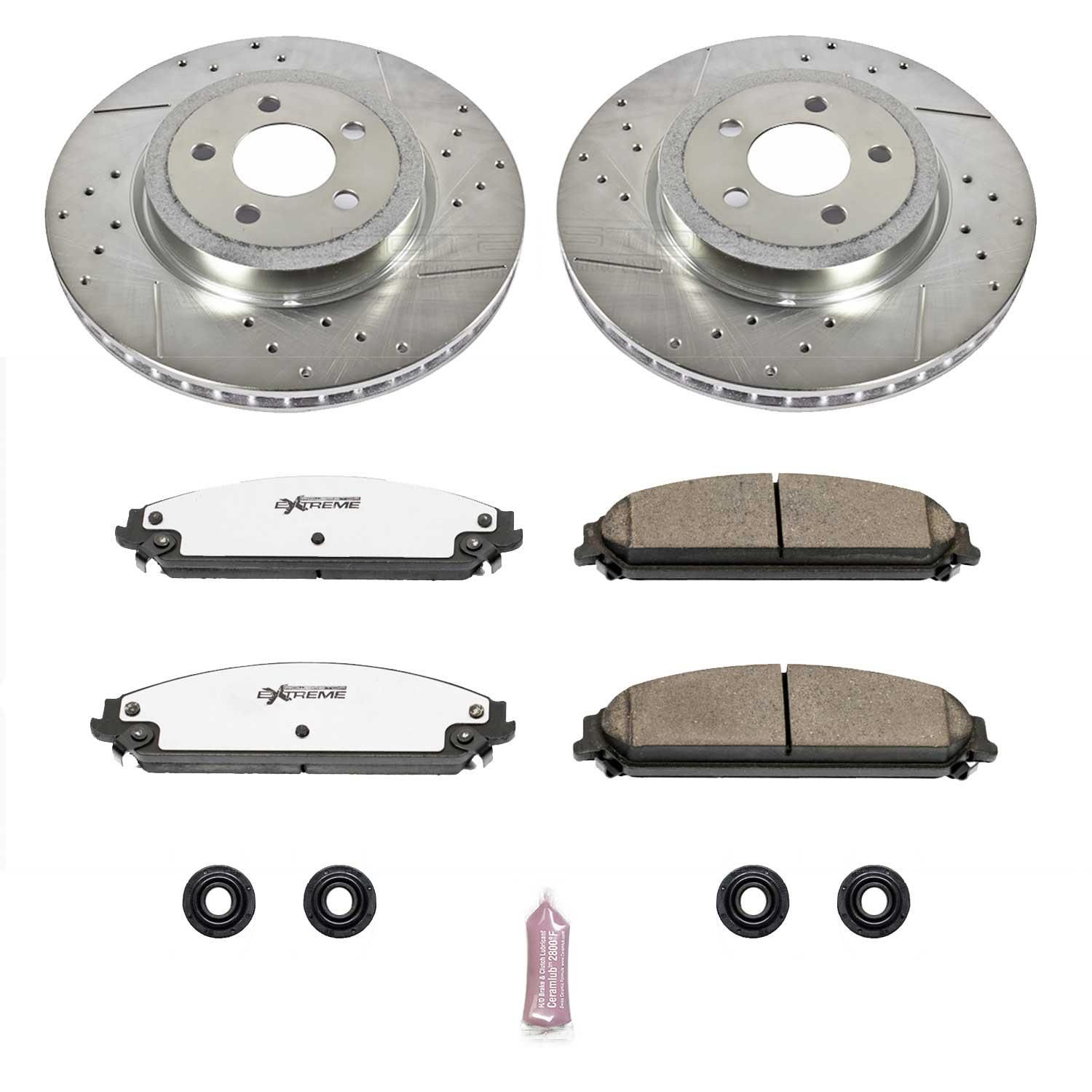 Power Stop Performance Brake Pads Rotors Kit K256026