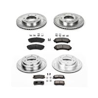 PowerStop Performance Brake Pads Rotors Kit K2755 for Mitsubishi Montero