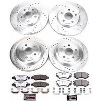 PowerStop Performance Brake Pads Rotors Kit K2816-26 for 2012 Chevrolet Camaro
