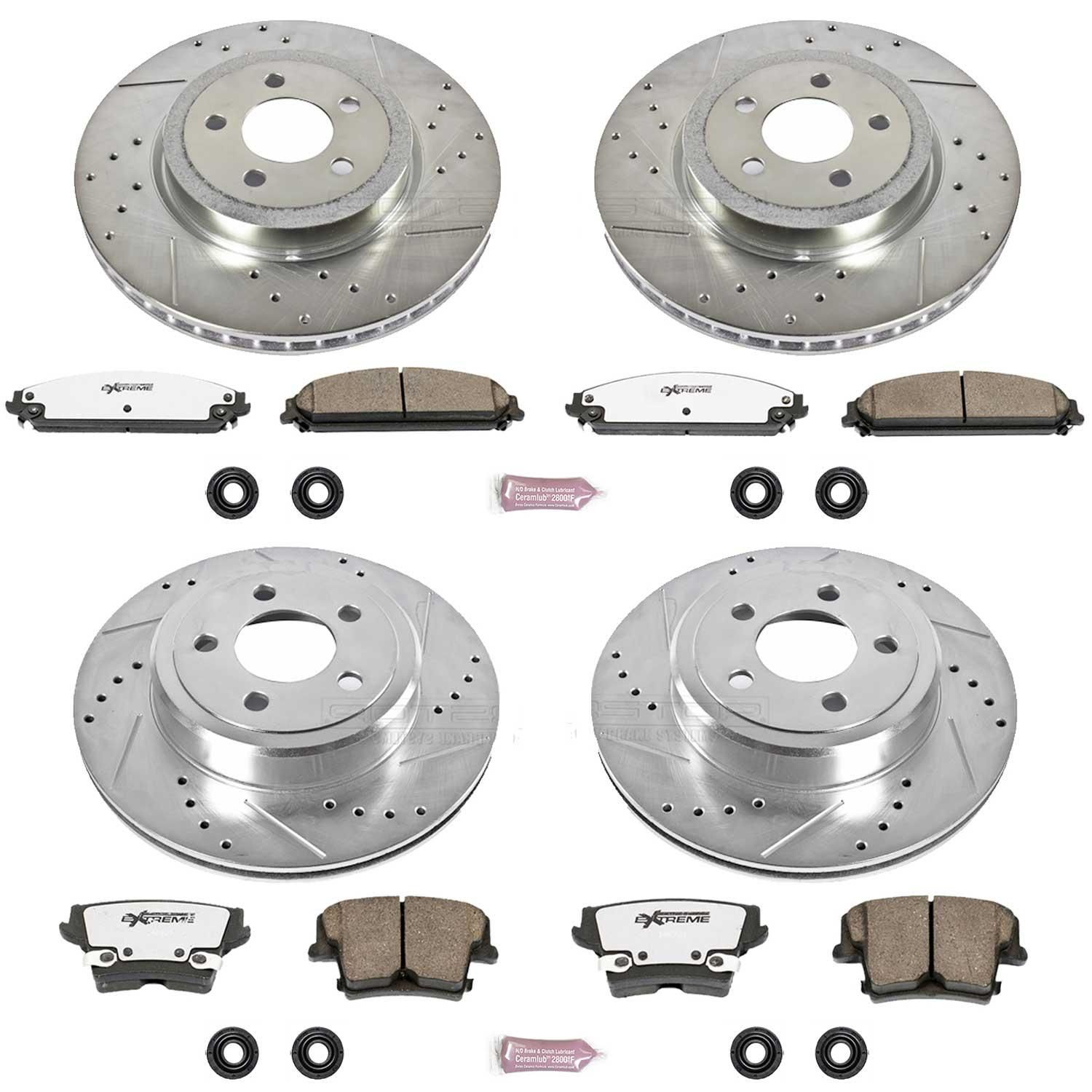 PowerStop Performance Brake Pads Rotors Kit K285326