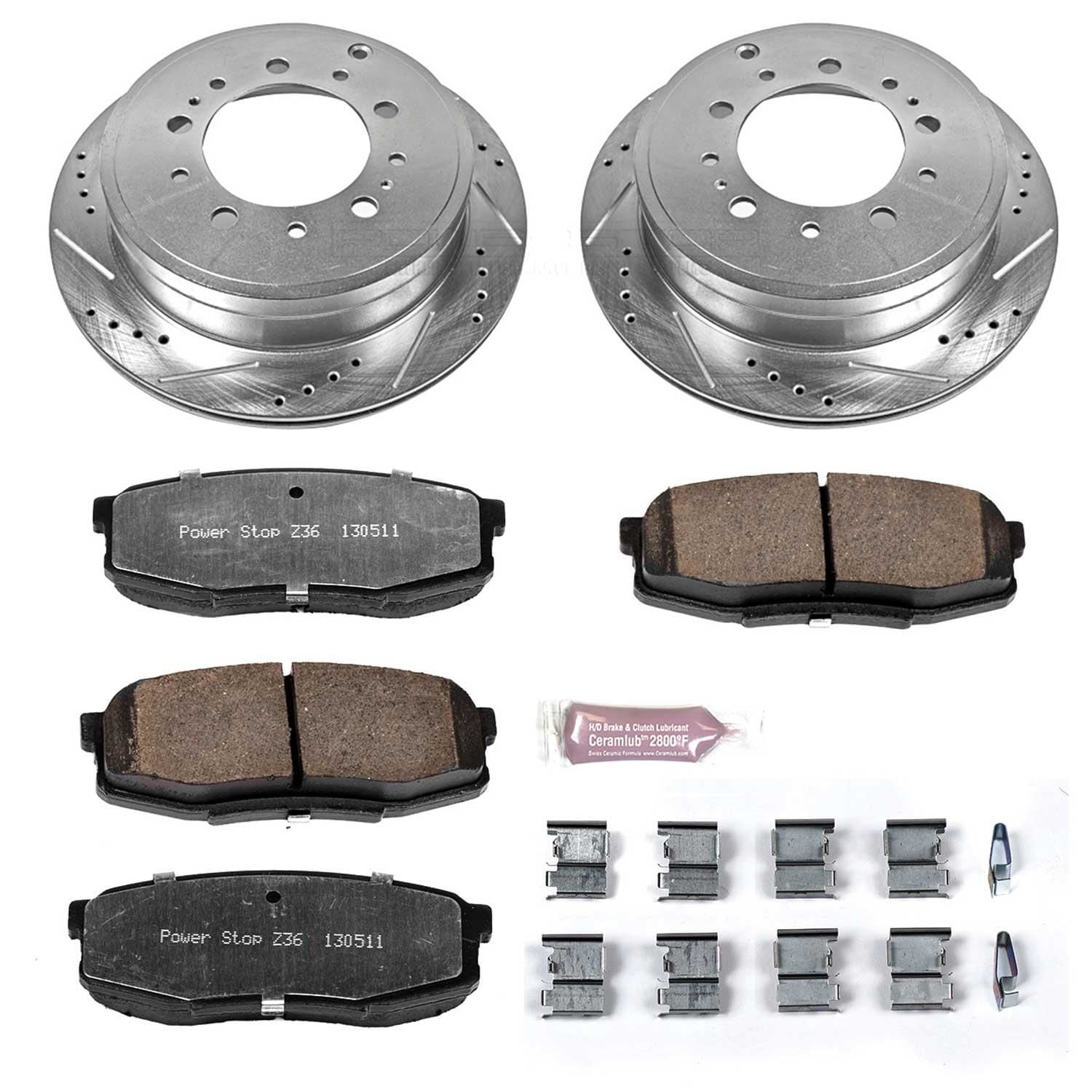 PowerStop Performance Brake Pads Rotors Kit K307336