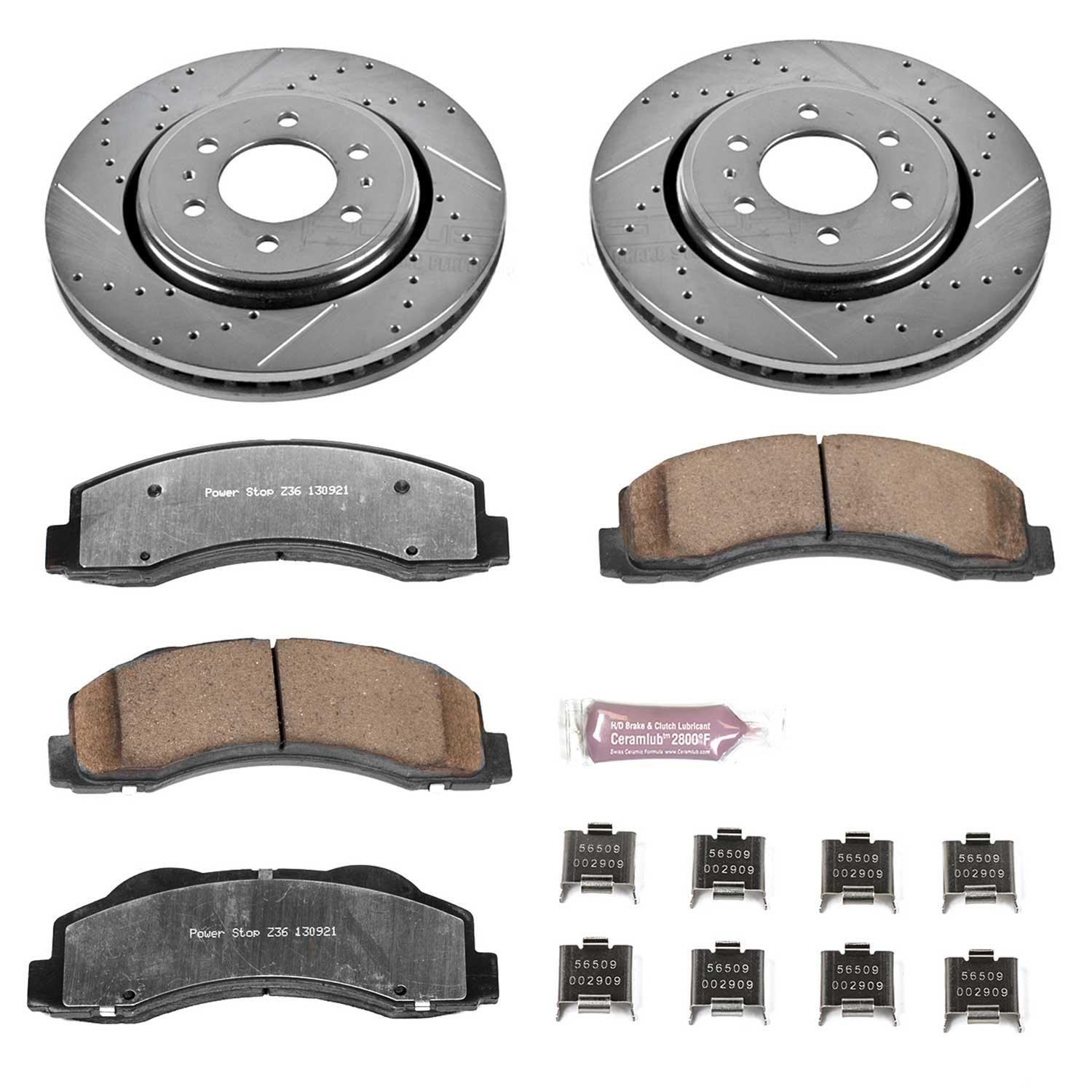 PowerStop Performance Brake Pads Rotors Kit K316736