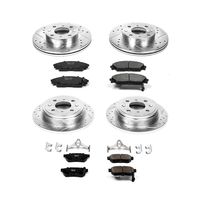 PowerStop Performance Brake Pads Rotors Kit K403 for Honda CRX