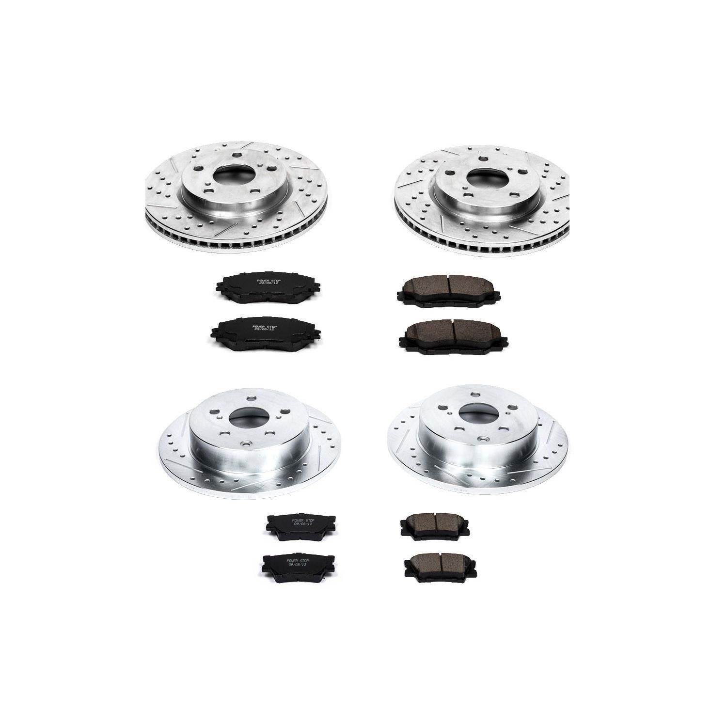 PowerStop Performance Brake Pads Rotors Kit K4100