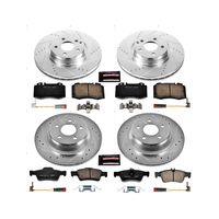 PowerStop Performance Brake Pads Rotors Kit K4522 for Mercedes Benz E350
