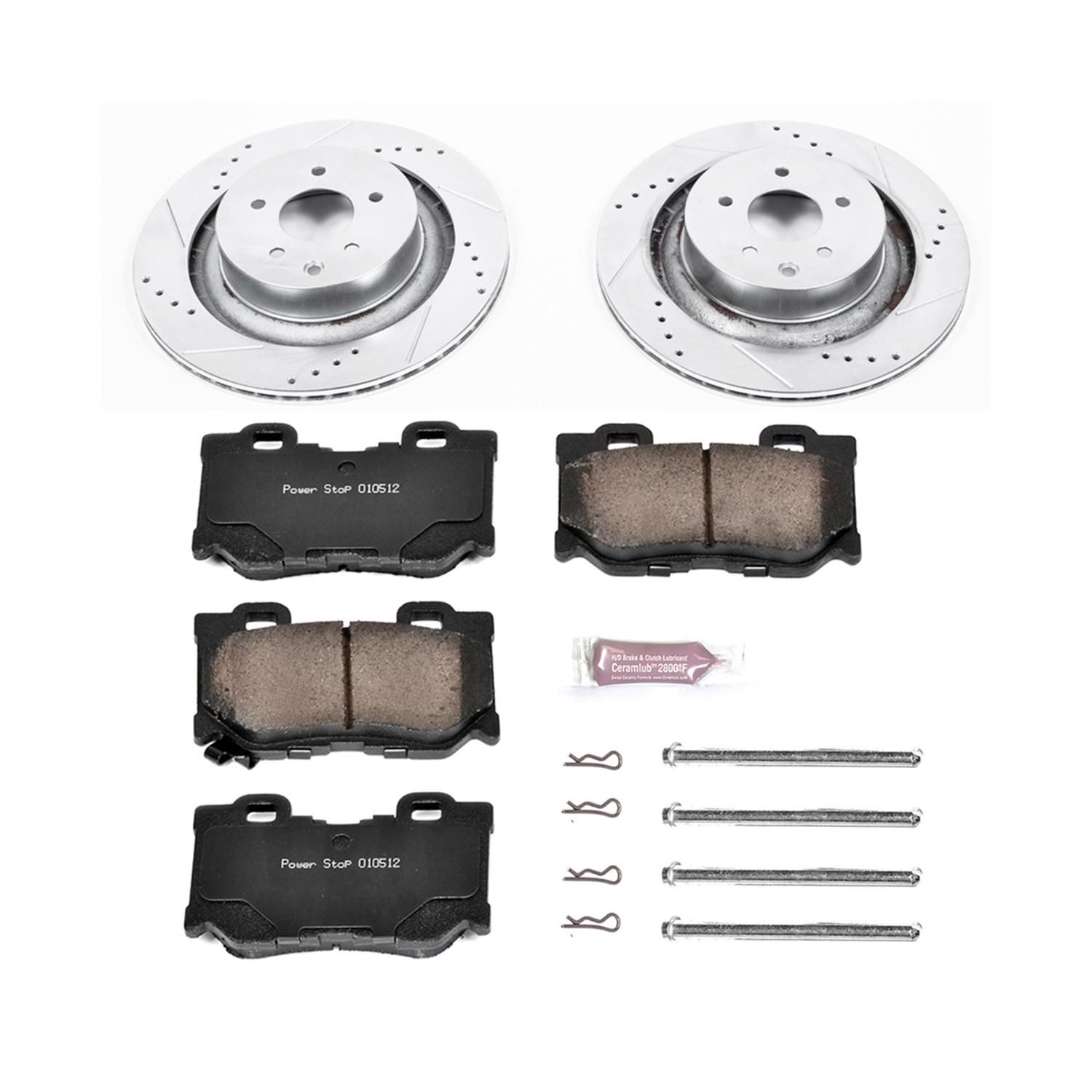 PowerStop Performance Brake Pads Rotors Kit K4732