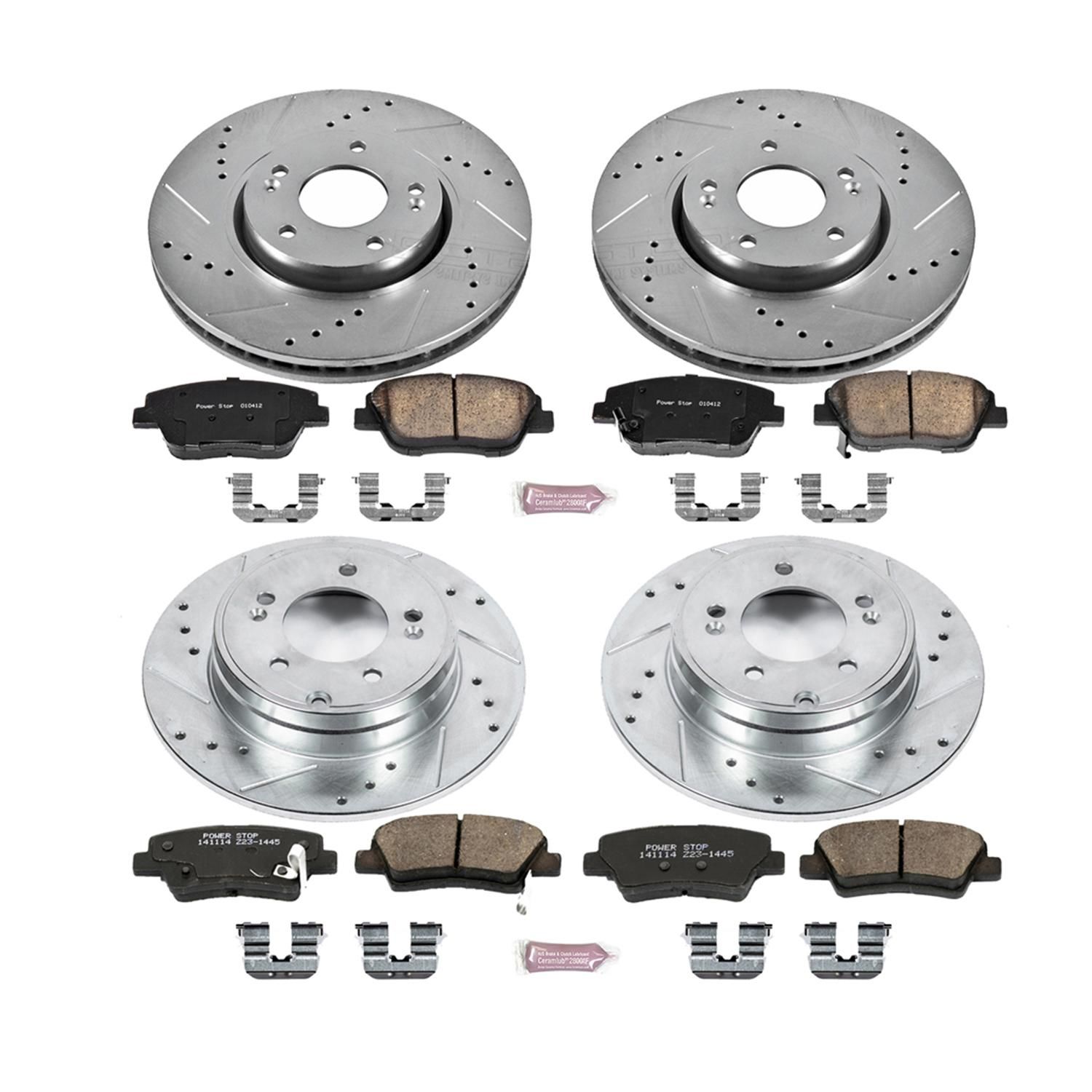 PowerStop Performance Brake Pads Rotors Kit K5376