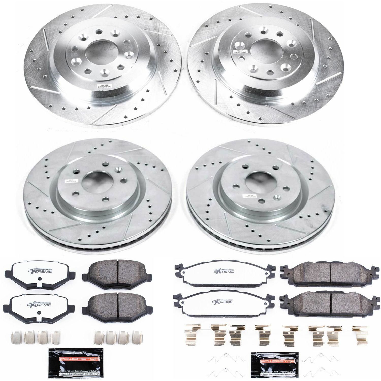 PowerStop Performance Brake Pads Rotors Kit K558436