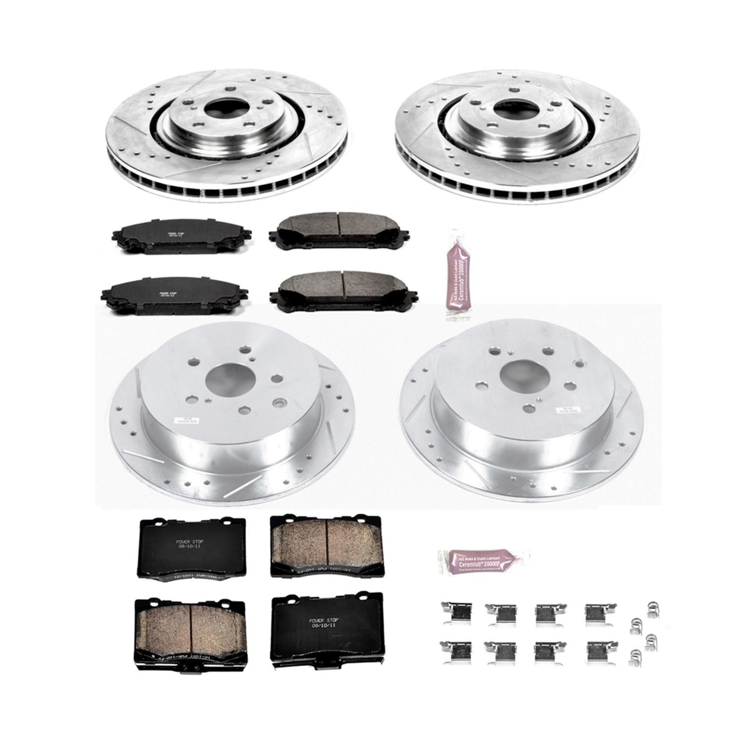 PowerStop Performance Brake Pads Rotors Kit K5828