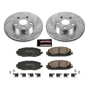 Funire Front Brake Pads And Rotors Kit Vented Compatible With Toyota