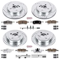 PowerStop Performance Brake Pads Rotors Kit K6296-26 for Mini Cooper