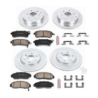 PowerStop Performance Brake Pads Rotors Kit K6322 for 2016 Infiniti QX80