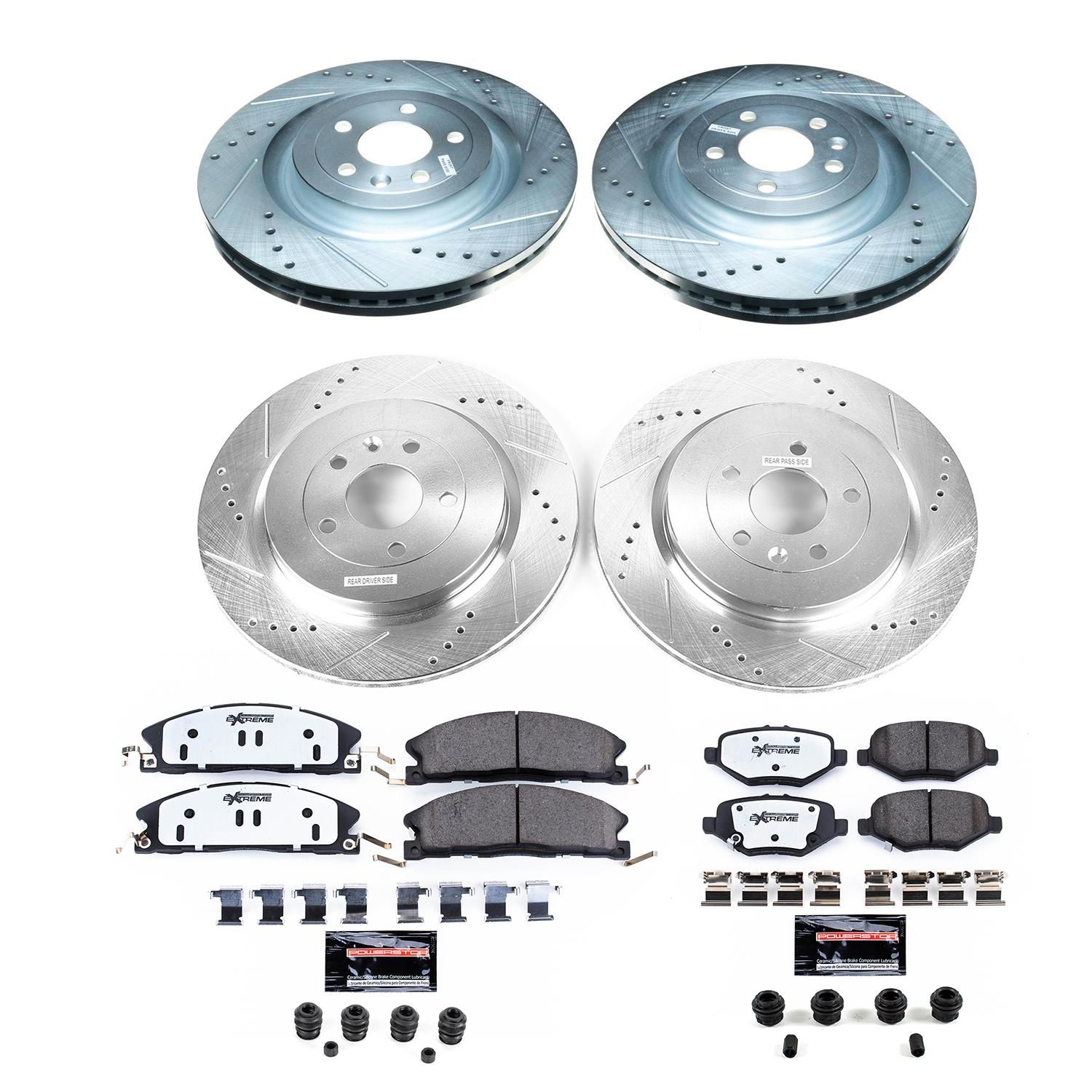 Powerstop Performance Brake Pads Rotors Kit K6375 36